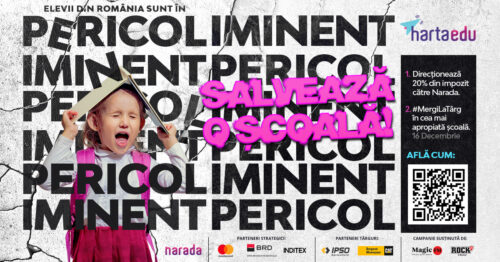 Organiazația Narada lansează campania „Fii erou! Salvează o școală!”