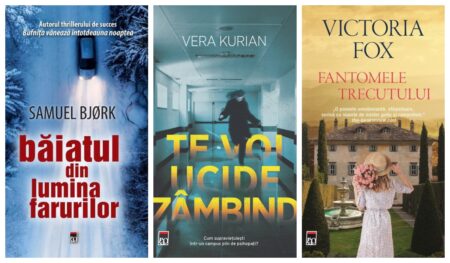 Top trei romane de suspans de la editura RAO pe care să le citești la final de an